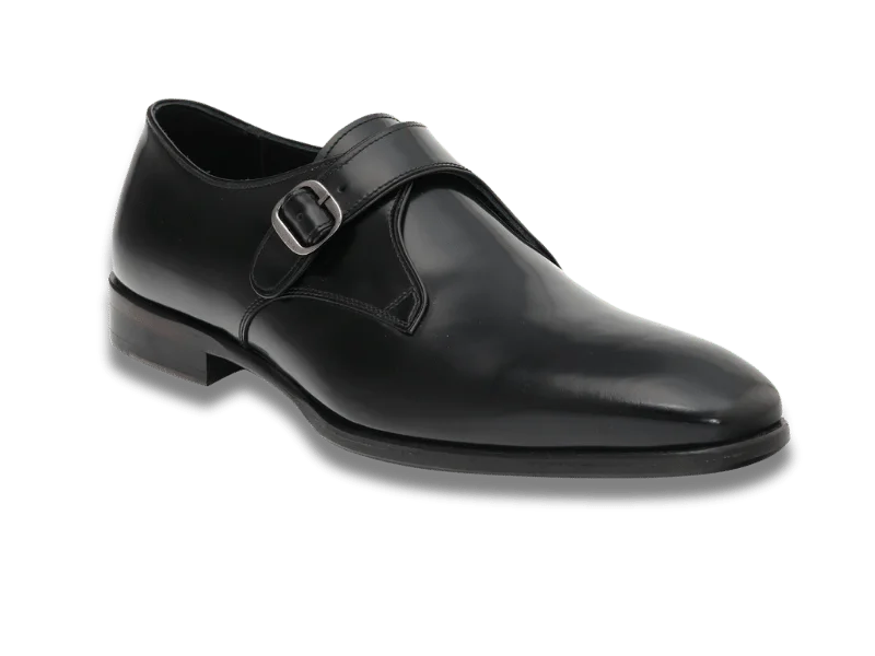 Trust Shoes Men Emin Shoes Men's Buckle Black Classic Shoes