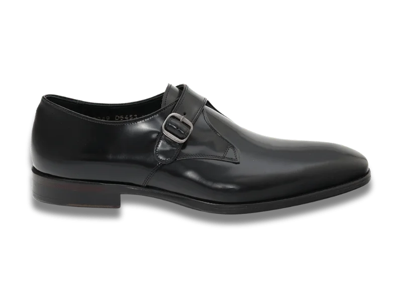 Trust Shoes Men Emin Shoes Men's Buckle Black Classic Shoes