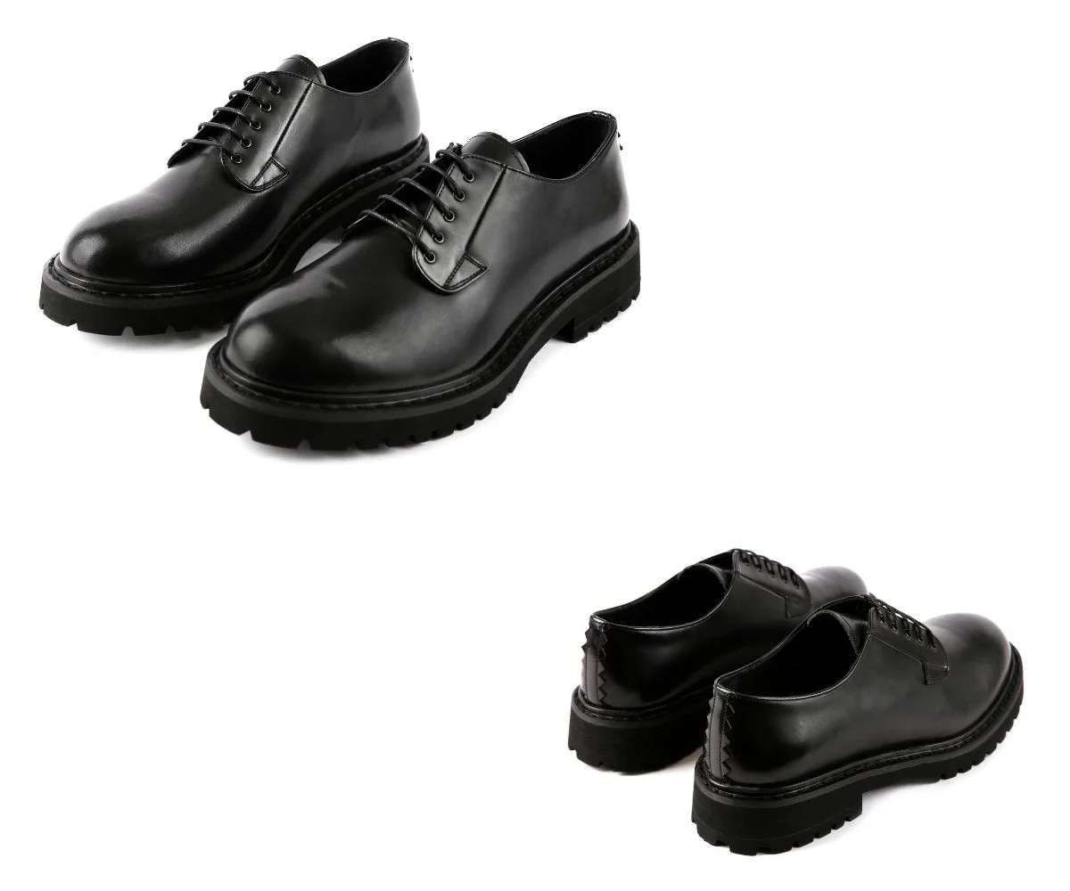 Trust Shoes Men Bağcıklı Siyah Erkek Casual Ayakkabı