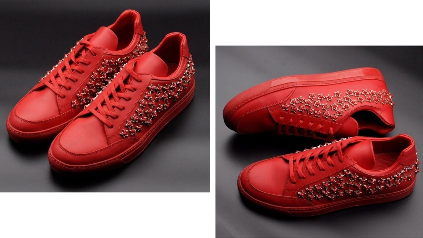 Trust Shoes Men Kırmızı Bağcıklı Erkek Spor Ayakkabı