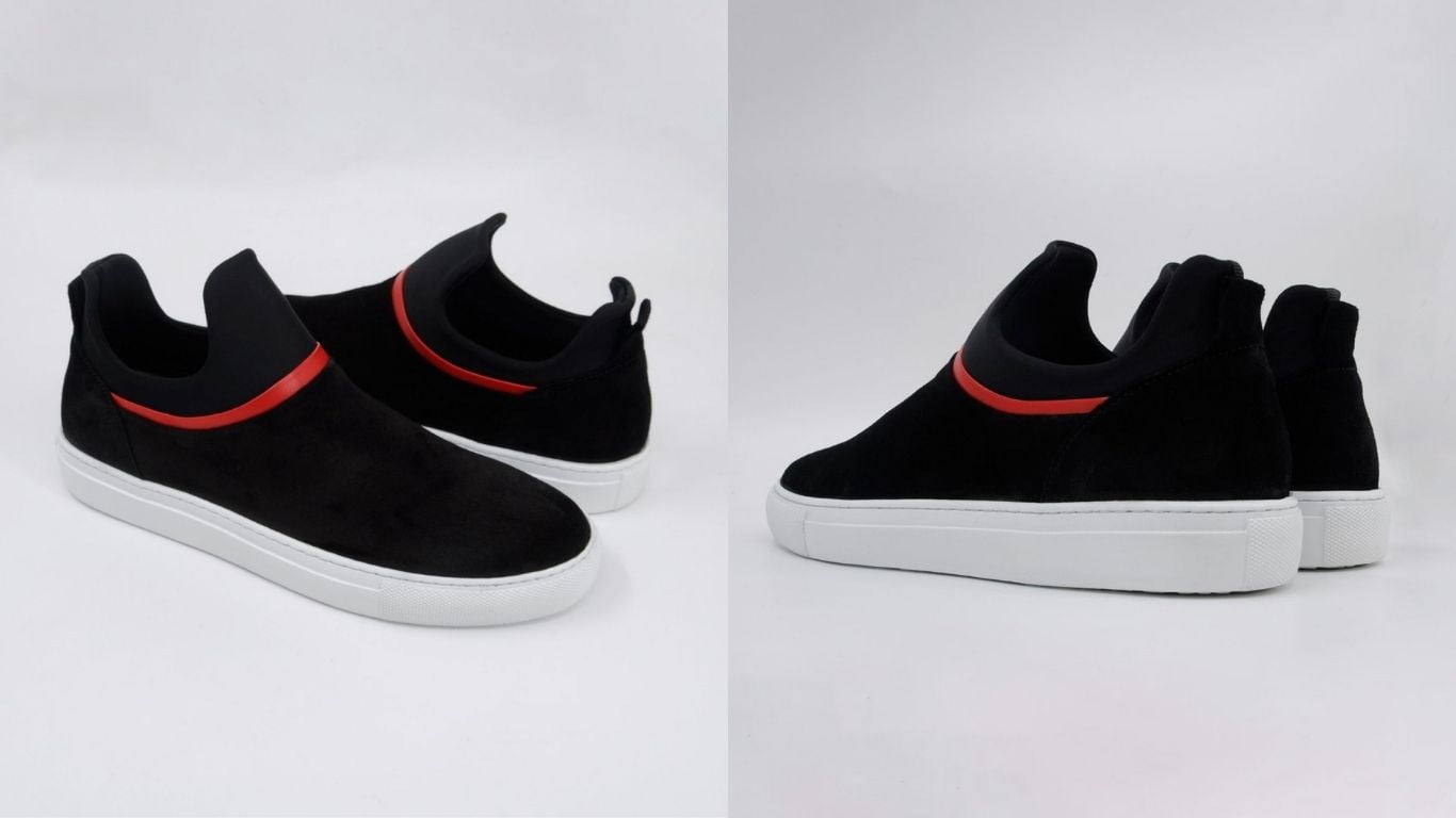 Trust Shoes Men Bağcıksız Lastikli Spor Ayakkabı