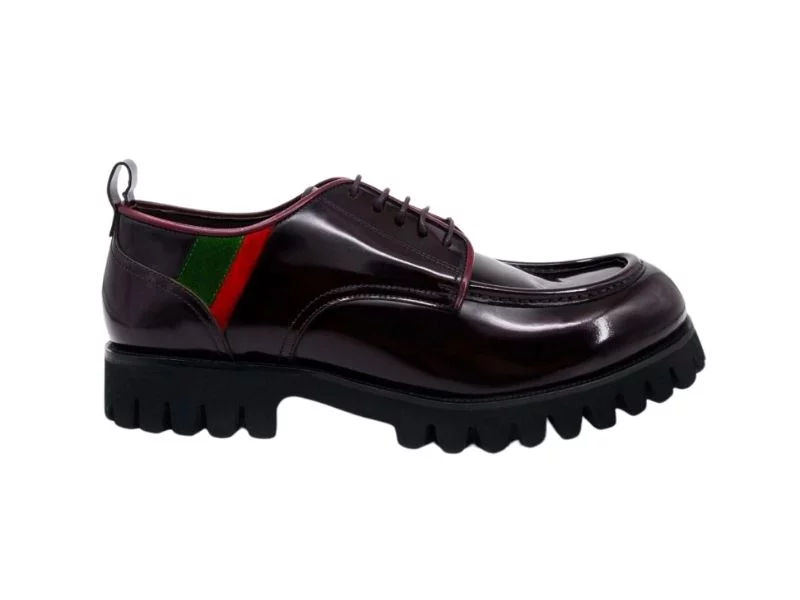 Trust Shoes Мужская бордовая мужская повседневная обувь на шнуровке