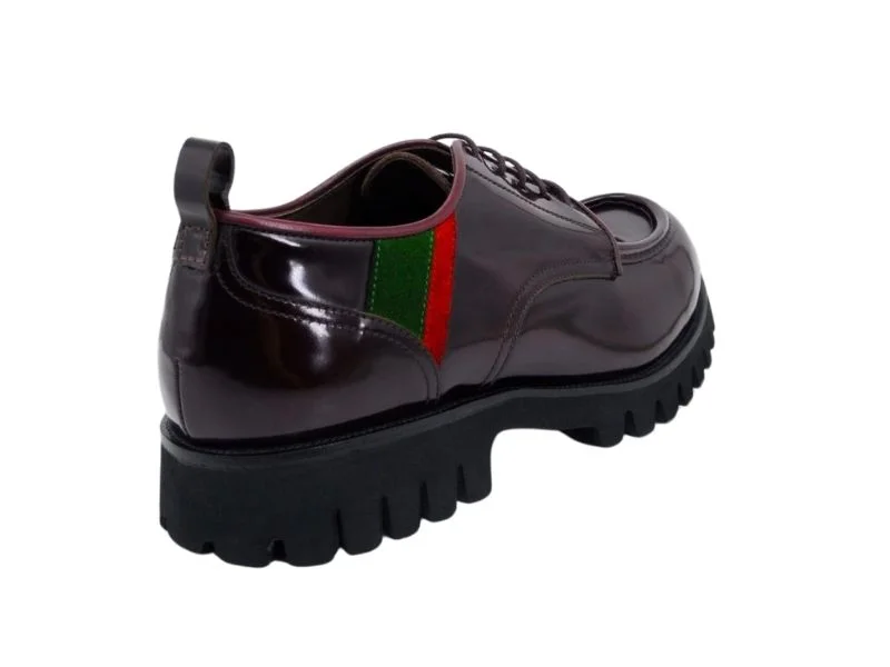 Trust Shoes Мужская бордовая мужская повседневная обувь на шнуровке
