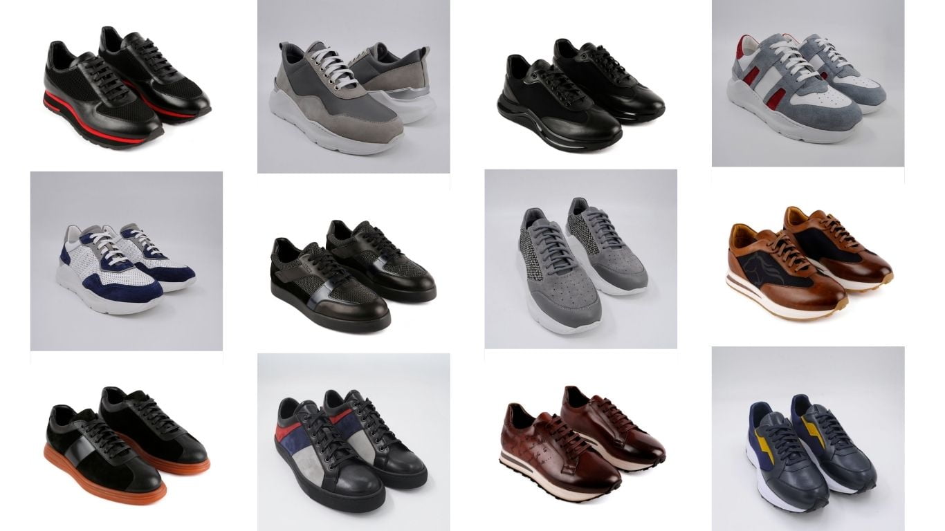 Trust Shoes Men Bağcıklı Erkek Spor Ayakkabı Modelleri