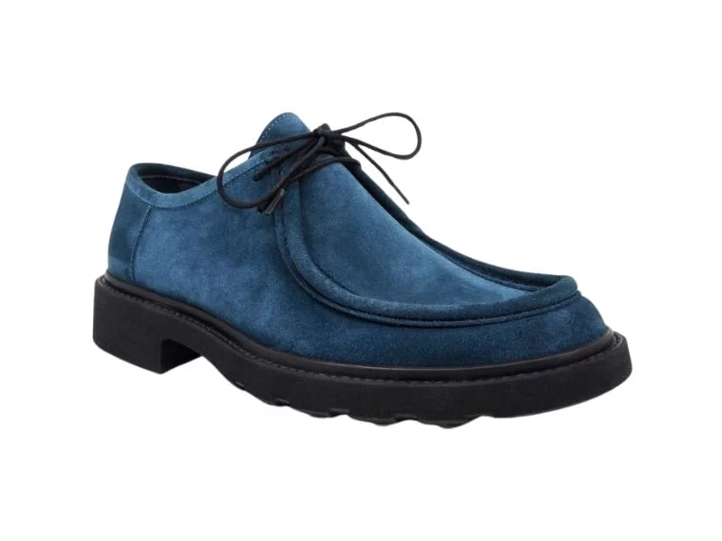 Trust Shoes Мужская темно-синяя мужская повседневная обувь на шнуровке