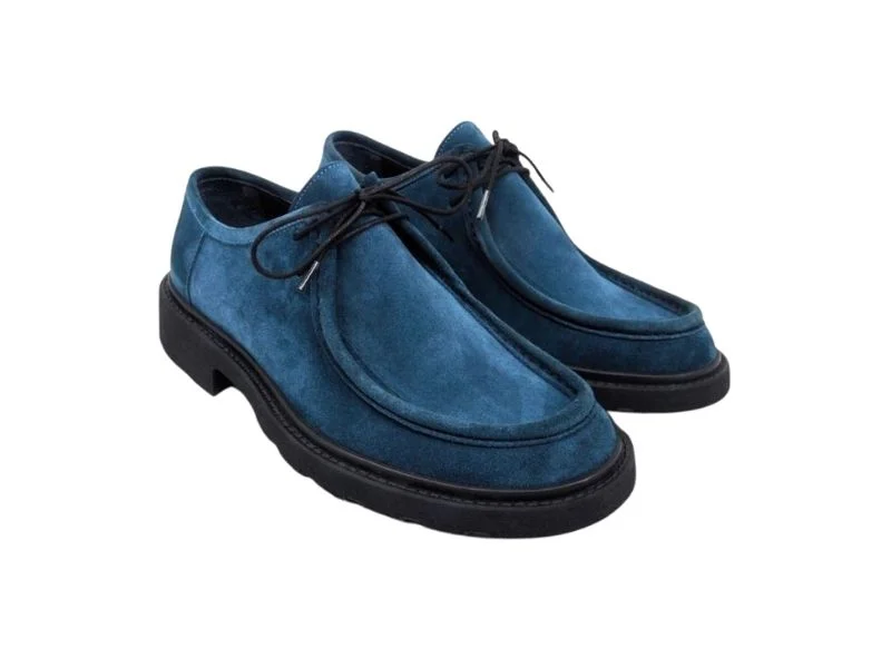 Trust Shoes Мужская темно-синяя мужская повседневная обувь на шнуровке