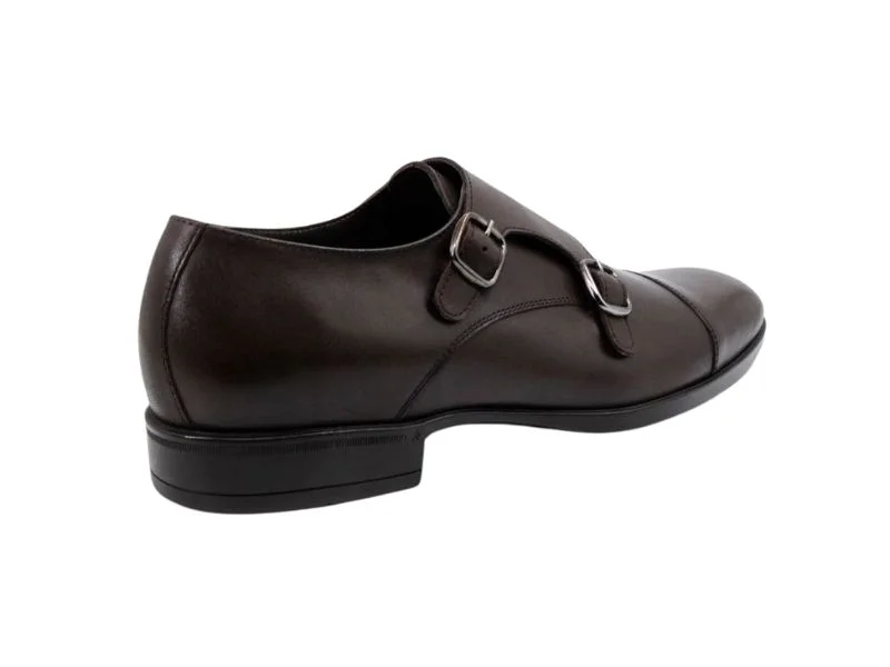 Trust Shoes Men Dark Brown Monk Strap Men's Classic Shoes
