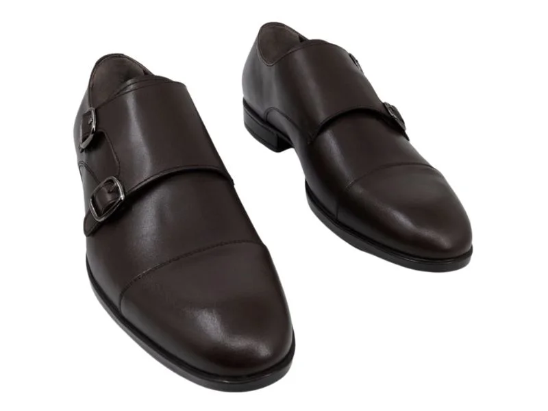 Trust Shoes Men Dark Brown Monk Strap Men's Classic Shoes