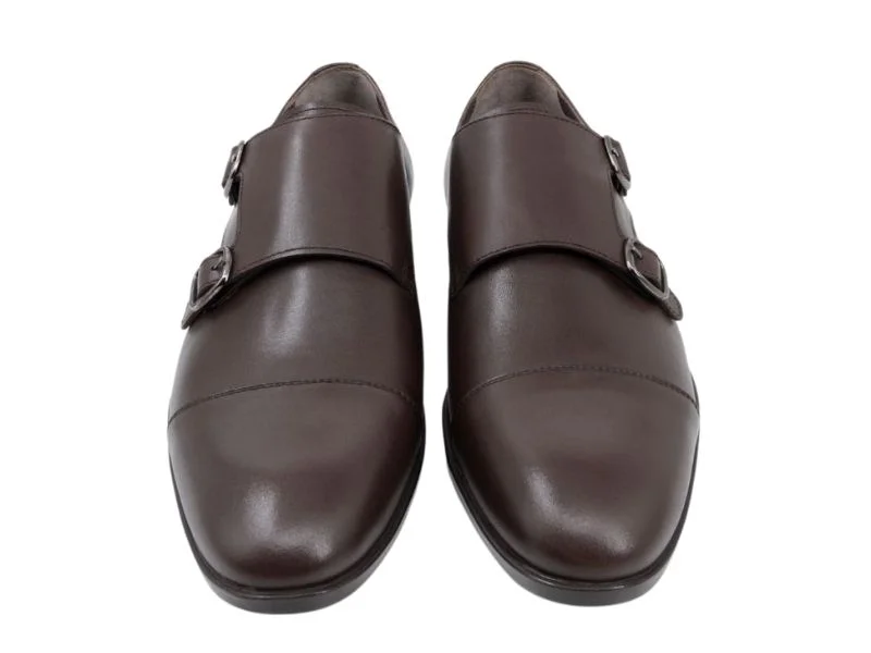 Trust Shoes Men Dark Brown Monk Strap Men's Classic Shoes