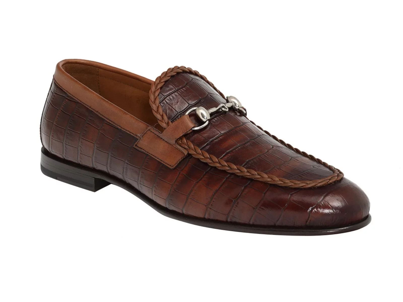 Trust Shoes Men Brown Buckle Men's Classic Shoes