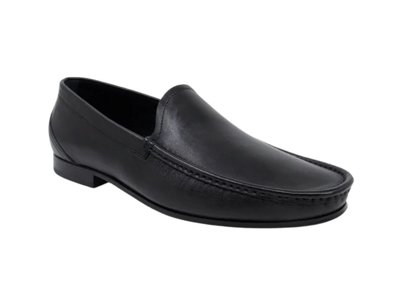 Trust Shoes Мужская черная кожаная повседневная обувь