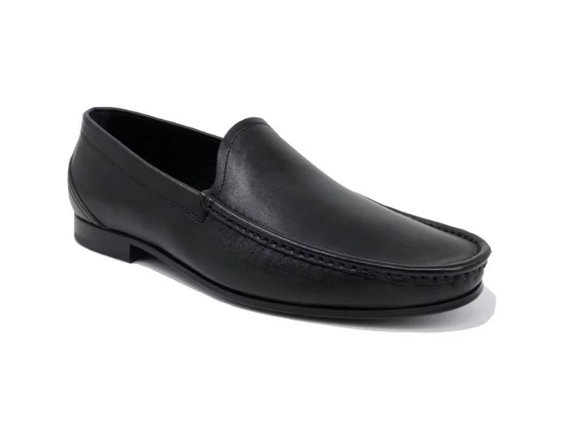 Trust Shoes Мужская черная кожаная повседневная обувь Trust Shoes Мужская черная кожаная повседневная обувь