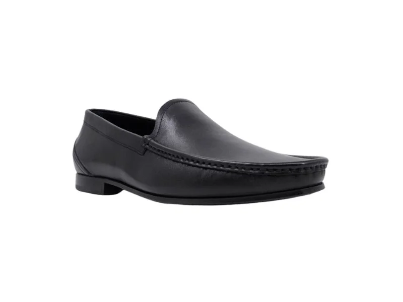 Trust Shoes Мужская черная кожаная повседневная обувь