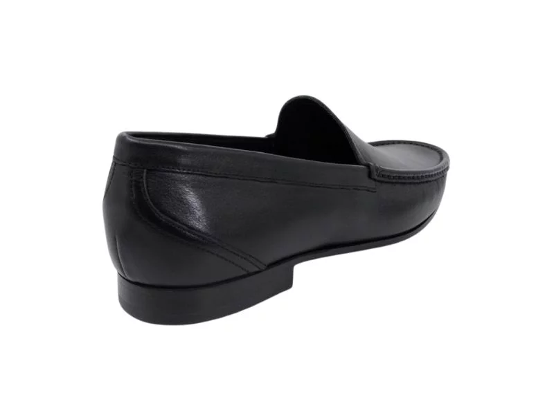 Trust Shoes Мужская черная кожаная повседневная обувь