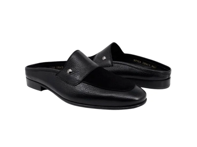 Trust Shoes Men Black Sabo Men's Classic Shoes