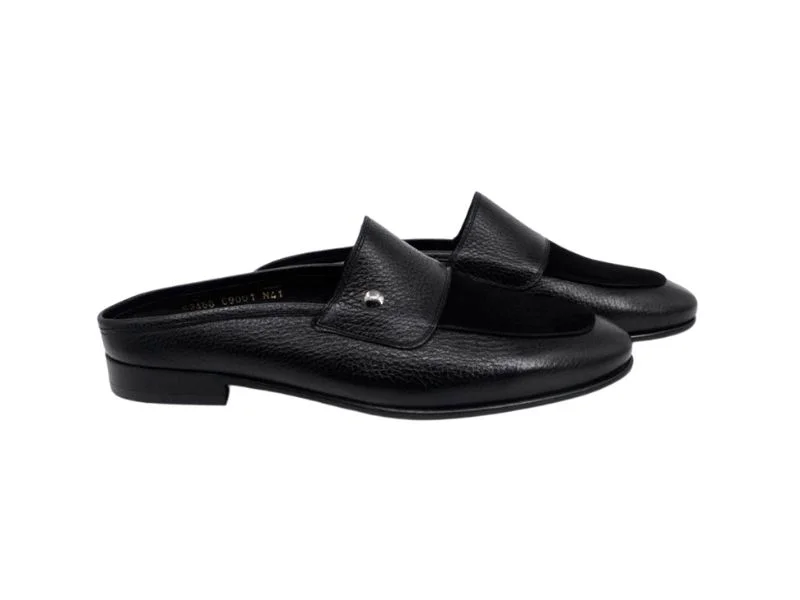 Trust Shoes Men Black Sabo Men's Classic Shoes