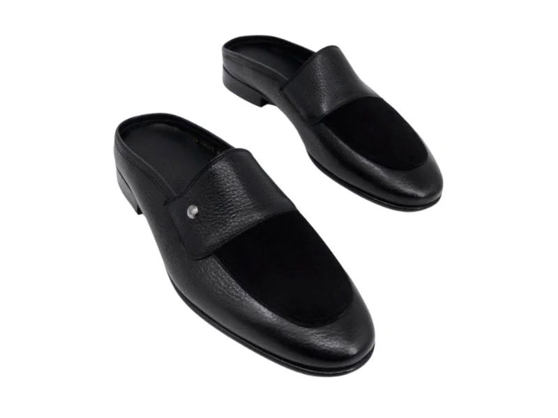 Trust Shoes Men Black Sabo Men's Classic Shoes