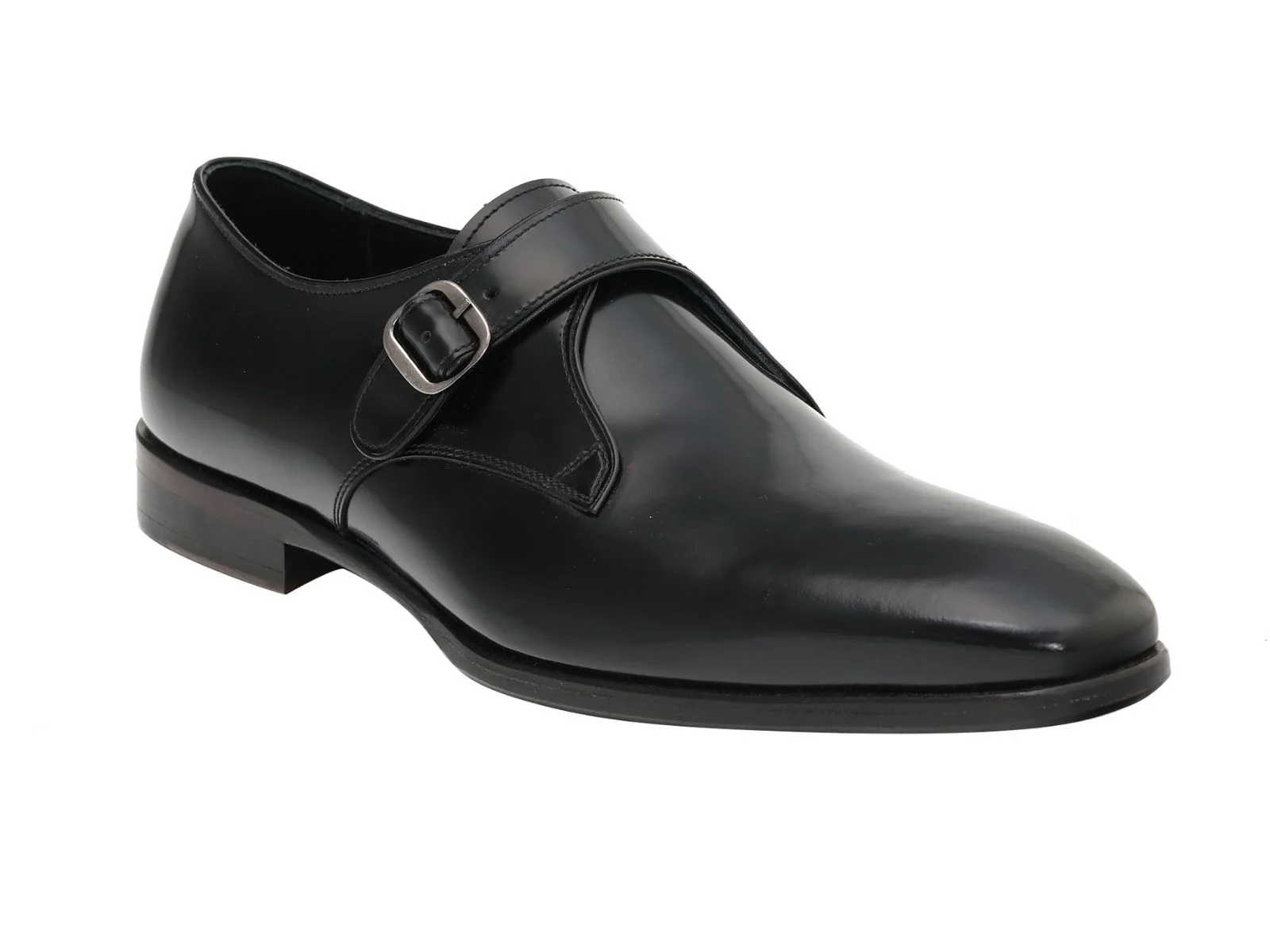 Trust Shoes Men Single Buckle Black Men's Classic Shoes