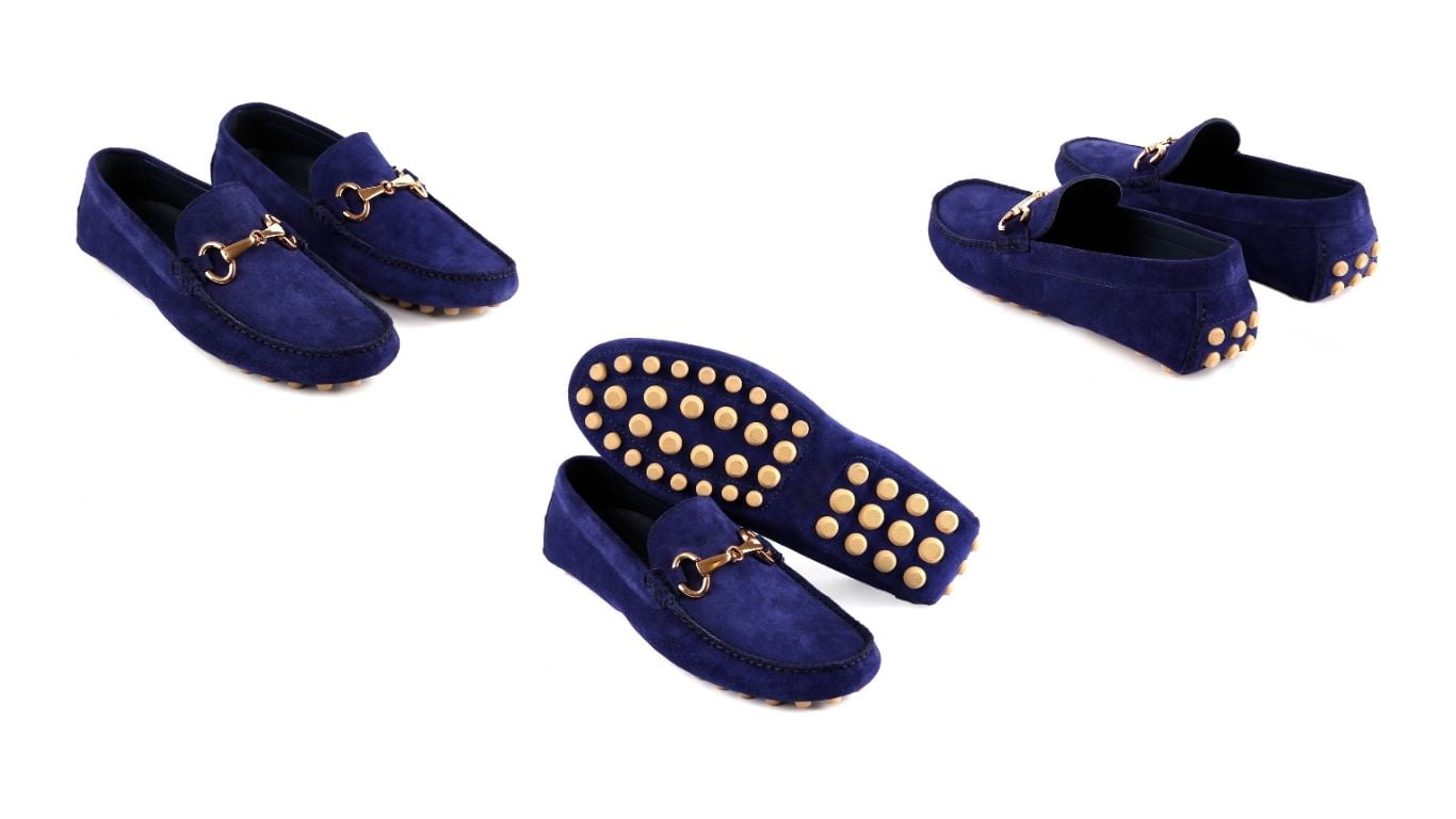 Trust Shoes Men Tokalı Lacivert Erkek Casual Ayakkabı