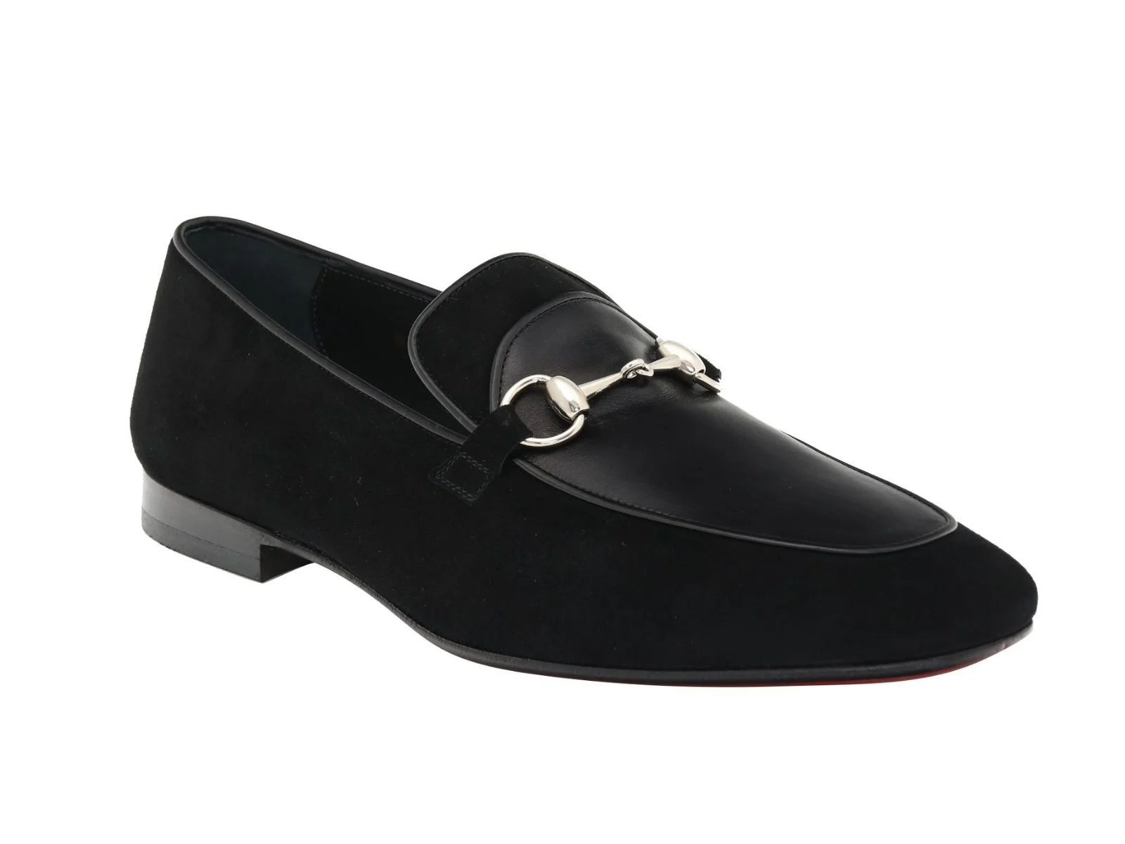 Trust Shoes Men Black Suede Buckle Men's Classic Shoes