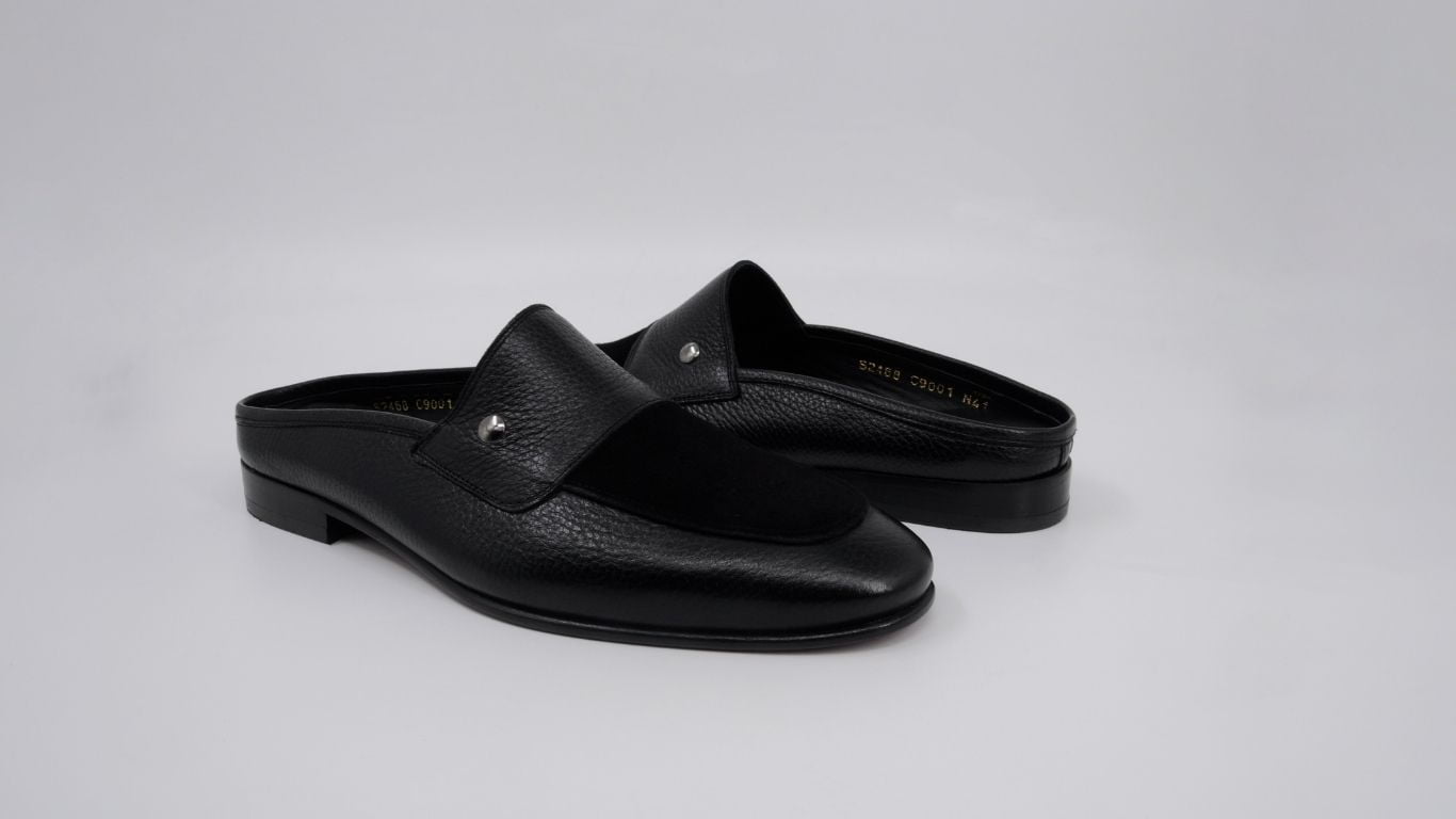 Trust Shoes Men Yazlık Erkek Siyah Klasik Ayakkabı