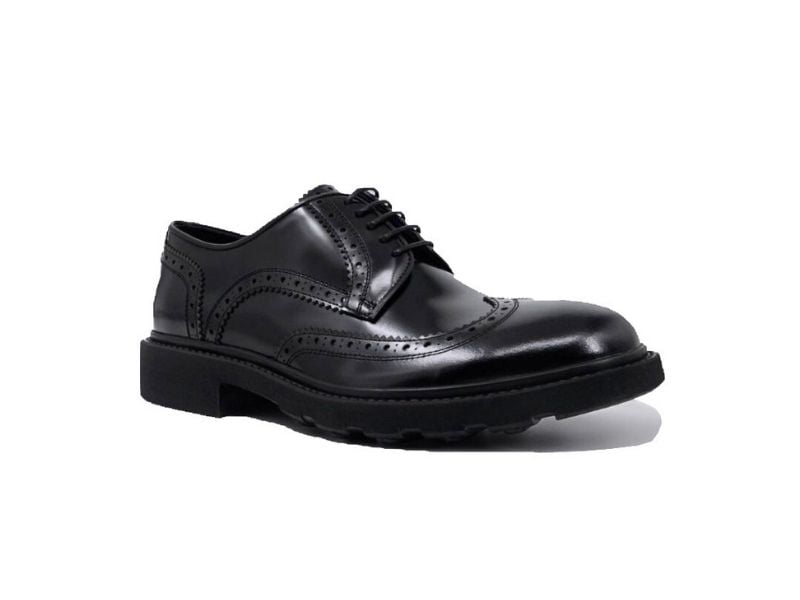 Trust Shoes Men Bağcıklı Zımbalı Siyah Erkek Deri Casual Ayakkabı Trust Shoes Men Bağcıklı Zımbalı Siyah Erkek Deri Casual Ayakkabı