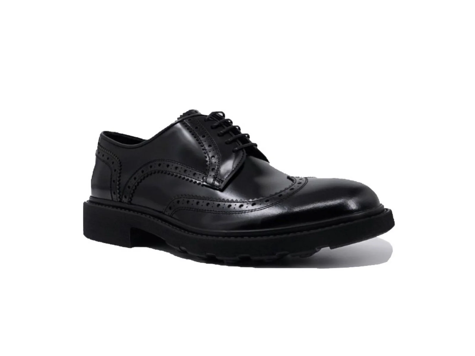Trust Shoes Мужская черная мужская кожаная повседневная обувь на шнуровке с шипами