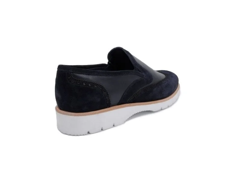 Trust Shoes Мужская темно-синяя замшевая мужская повседневная обувь с шипами