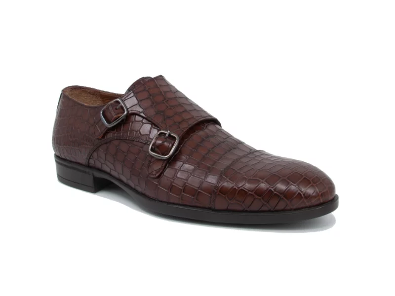 Trust Shoes Men Crocodile Printed Men's Leather Classic Shoes