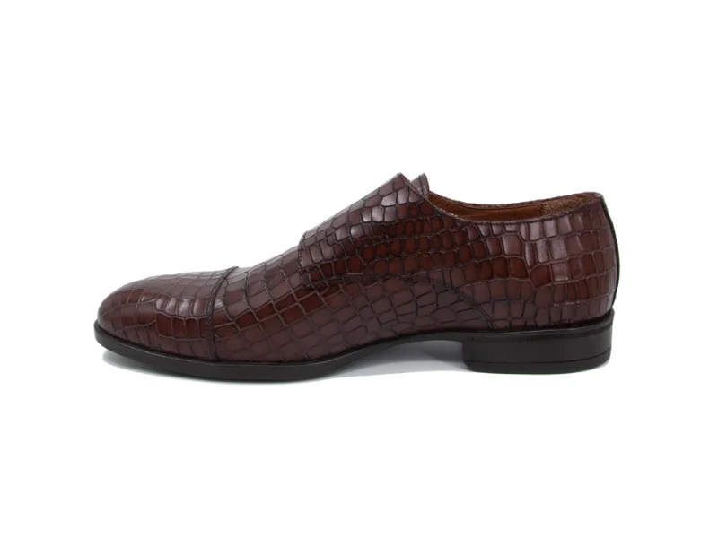 Trust Shoes Men Crocodile Printed Men's Leather Classic Shoes