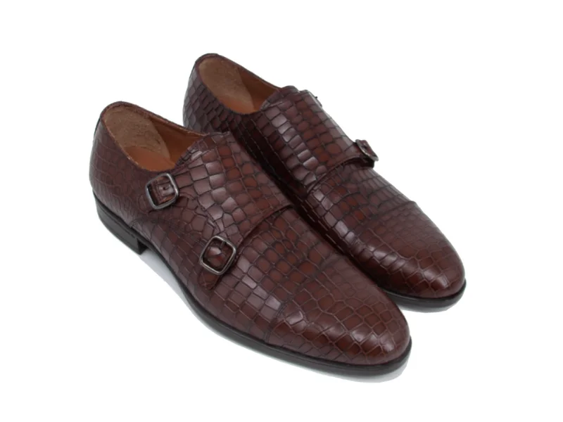Trust Shoes Men Crocodile Printed Men's Leather Classic Shoes