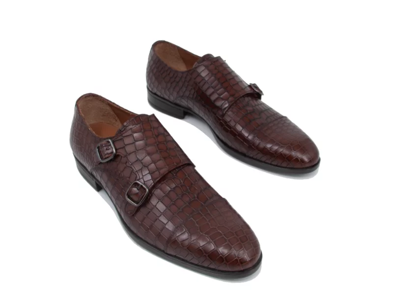 Trust Shoes Men Crocodile Printed Men's Leather Classic Shoes
