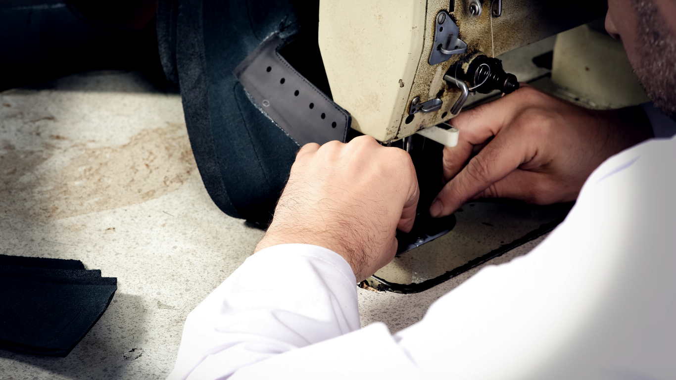 Trust Shoes Men Erkek Casual Ayakkabı İmalatı Dikim İşlemleri