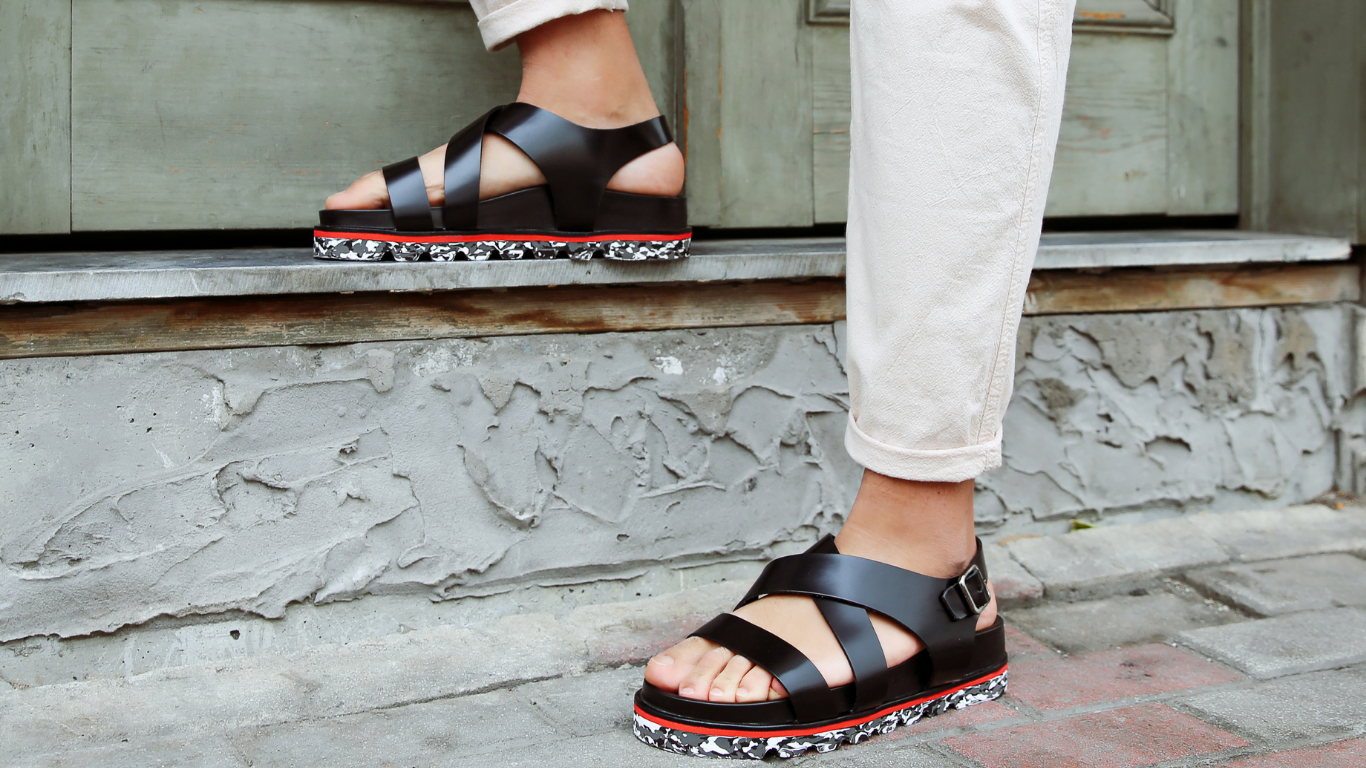 Trust Shoes Men Erkek Deri Ayakkabı Satışı Deri Sandalet