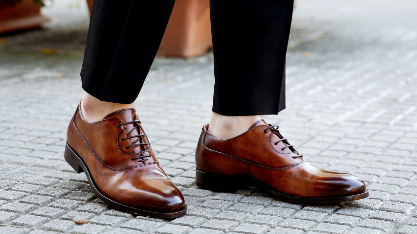 Trust Shoes Men Erkek Deri Ayakkabı Satışı Deri Klasik Ayakkabı