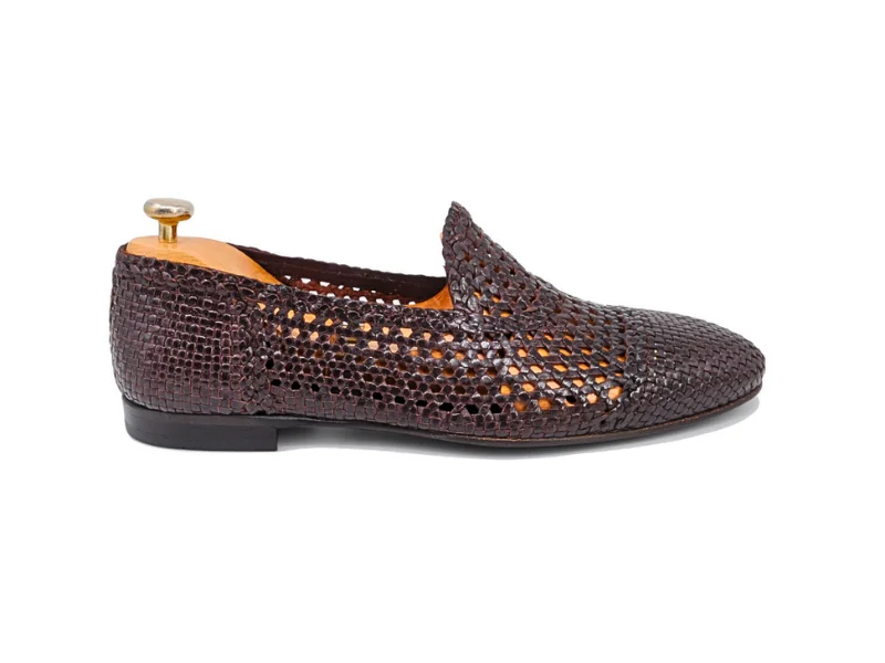 Trust Shoes Men Brown Knit Men's Summer Classic Shoes