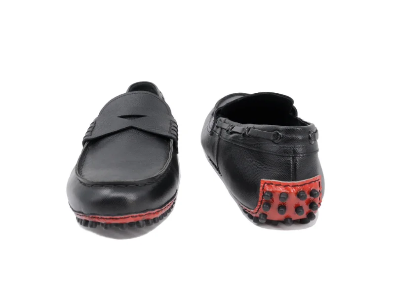 Trust Shoes Мужская черная мужская летняя повседневная обувь с поясом