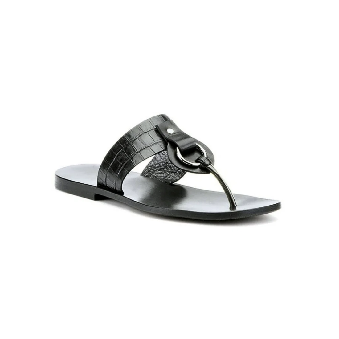 Trust Shoes Men Crocodile Print Men's Leather Sandals Trust Shoes Men Crocodile Print Men's Leather Sandals