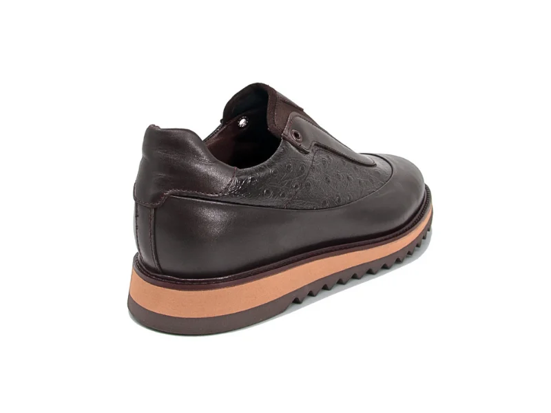 Trust Shoes Мужская повседневная обувь из лайкры с крокодиловым принтом