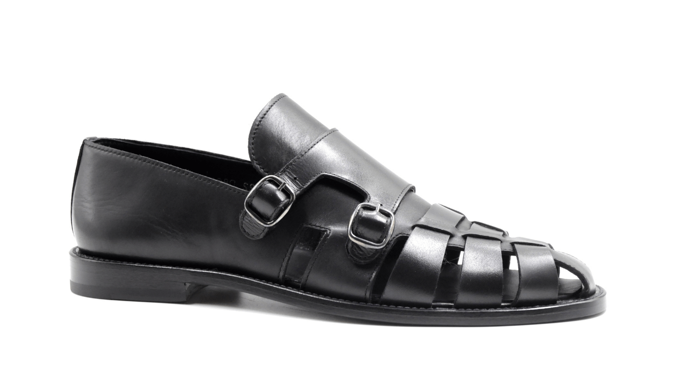 Trust Shoes Men Klasik Deri Sandalet