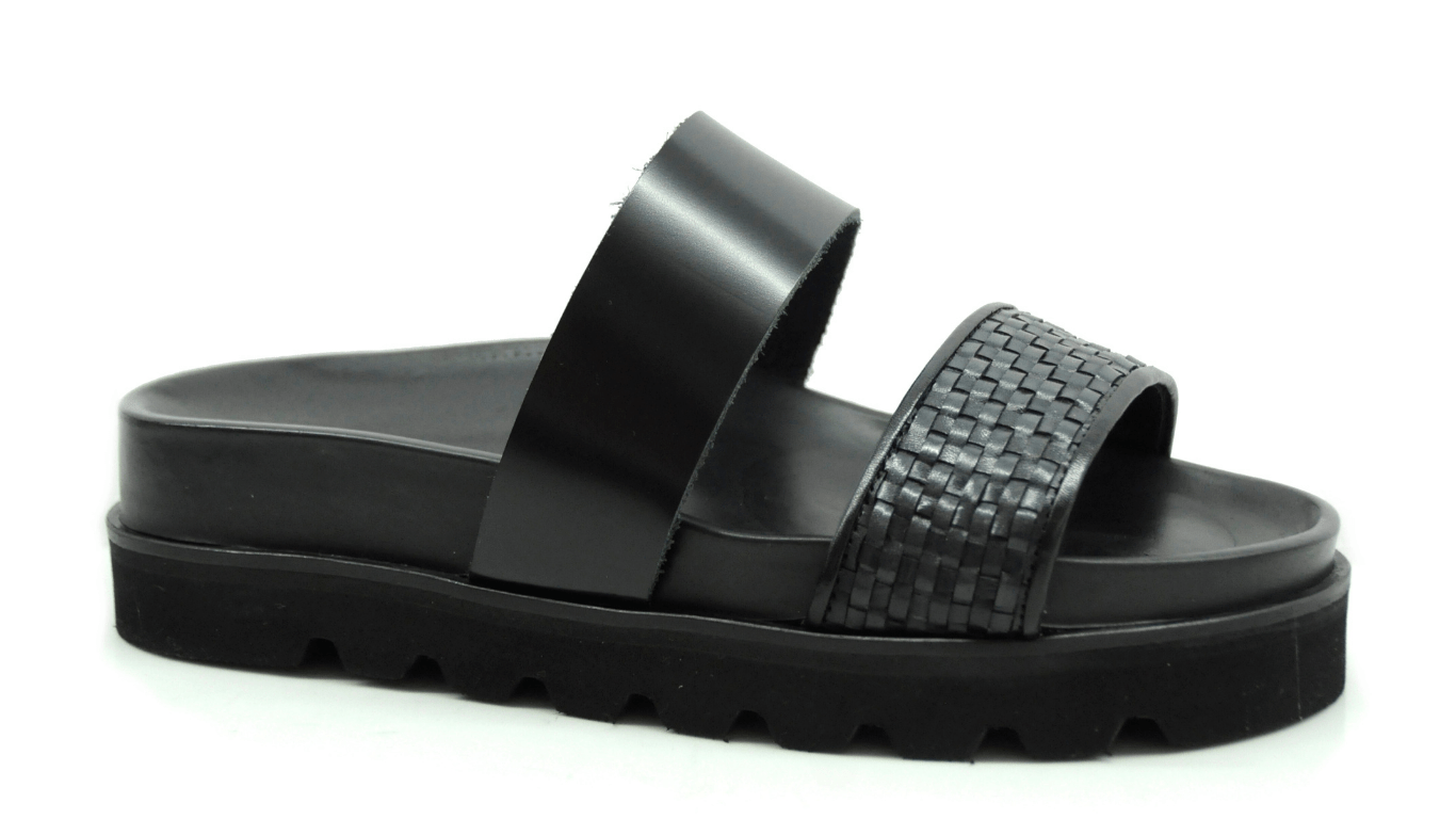 Trust Shoes Men Klasik Deri Terlik