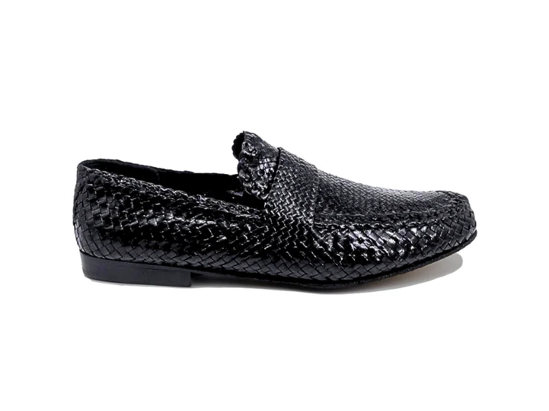 Trust Shoes Men Knit Leather Men's Classic Shoes
