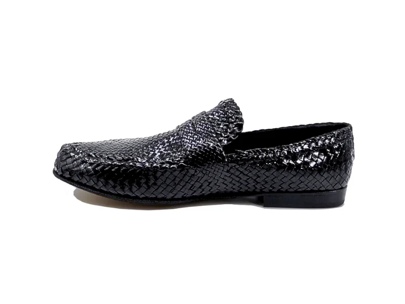 Trust Shoes Men Knit Leather Men's Classic Shoes