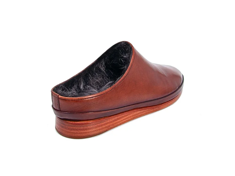 Trust Shoes Men Brown Leather Sabo Shoes