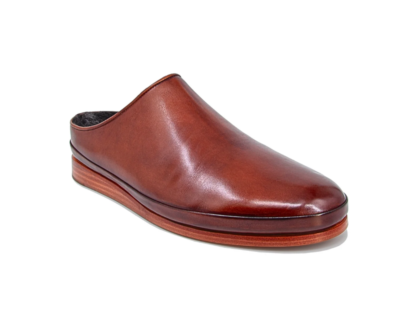 Trust Shoes Men Brown Leather Sabo Shoes