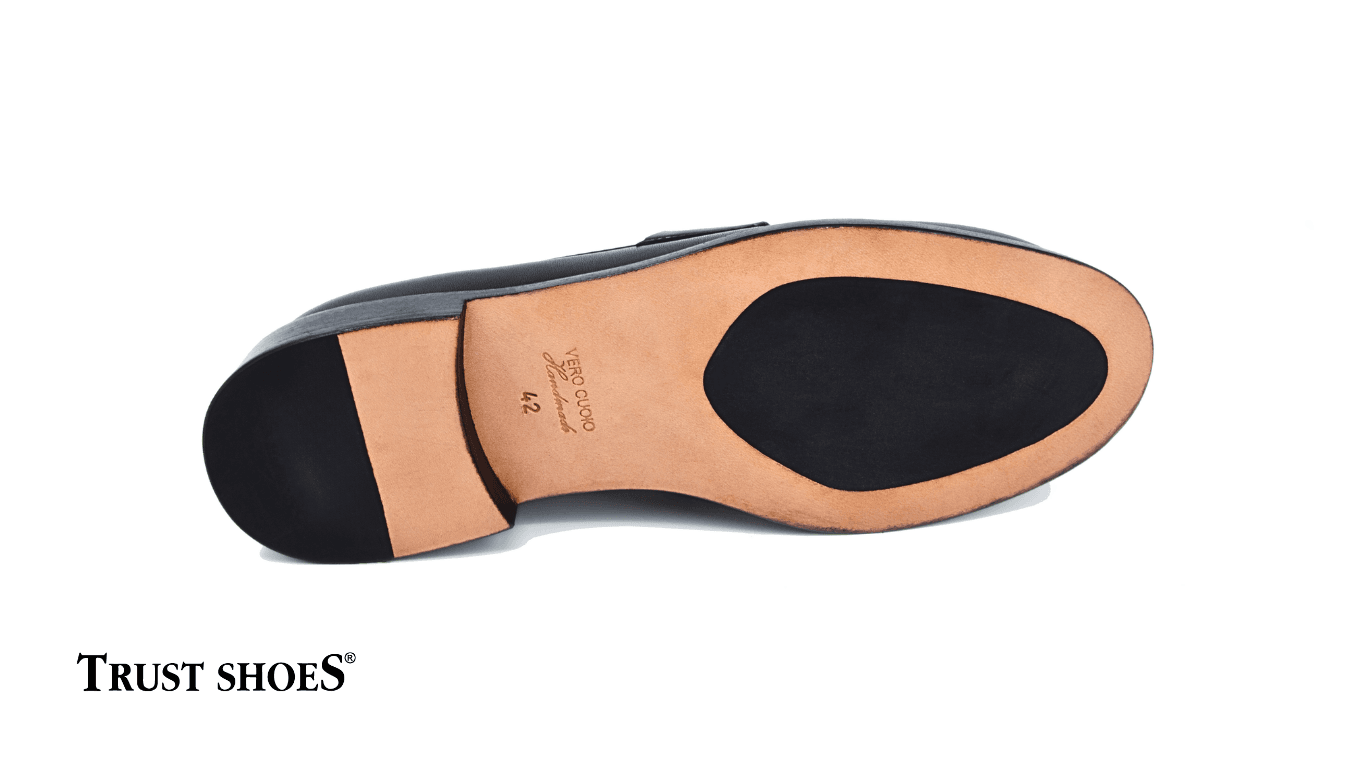 Trust Shoes Men Kösele Taban Vero Cuoio Erkek Kundura Ayakkabı