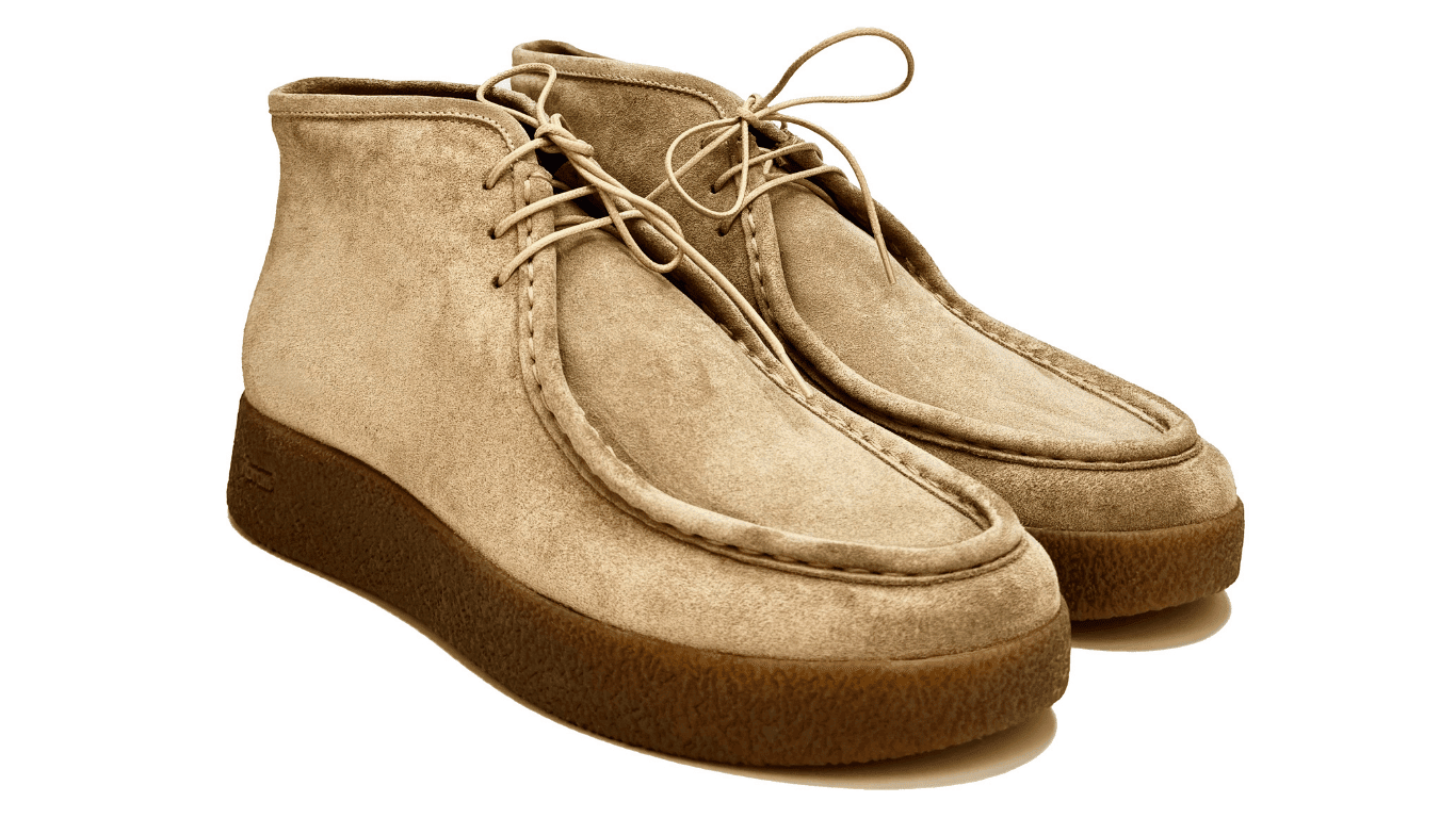 Trust Shoes Men Taba Bağcıklı Süet Bot